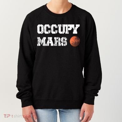 Occupy Mars Elon Musk SpaceX Project Gift Ideas Occupy Mars Trending Women's Sweatshirt
