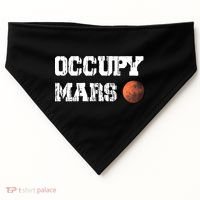 Occupy Mars Elon Musk SpaceX Project Gift Ideas Occupy Mars Trending USA-Made Doggie Bandana thumb 0