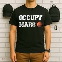 Occupy Mars Elon Musk SpaceX Project Gift Ideas Occupy Mars Trending T-Shirt thumb 6