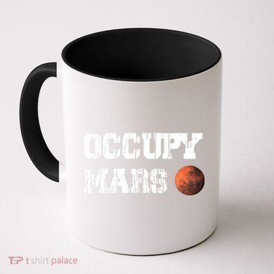 Occupy Mars Elon Musk SpaceX Project Gift Ideas Occupy Mars Trending Coffee Mug