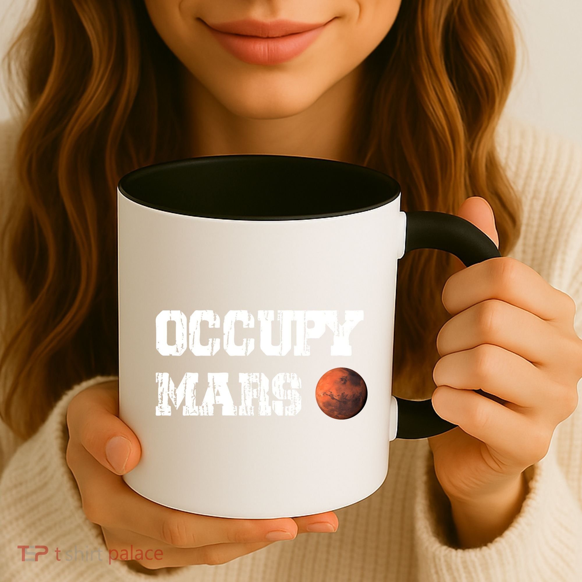 Occupy Mars Elon Musk SpaceX Project Gift Ideas Occupy Mars Trending Coffee Mug