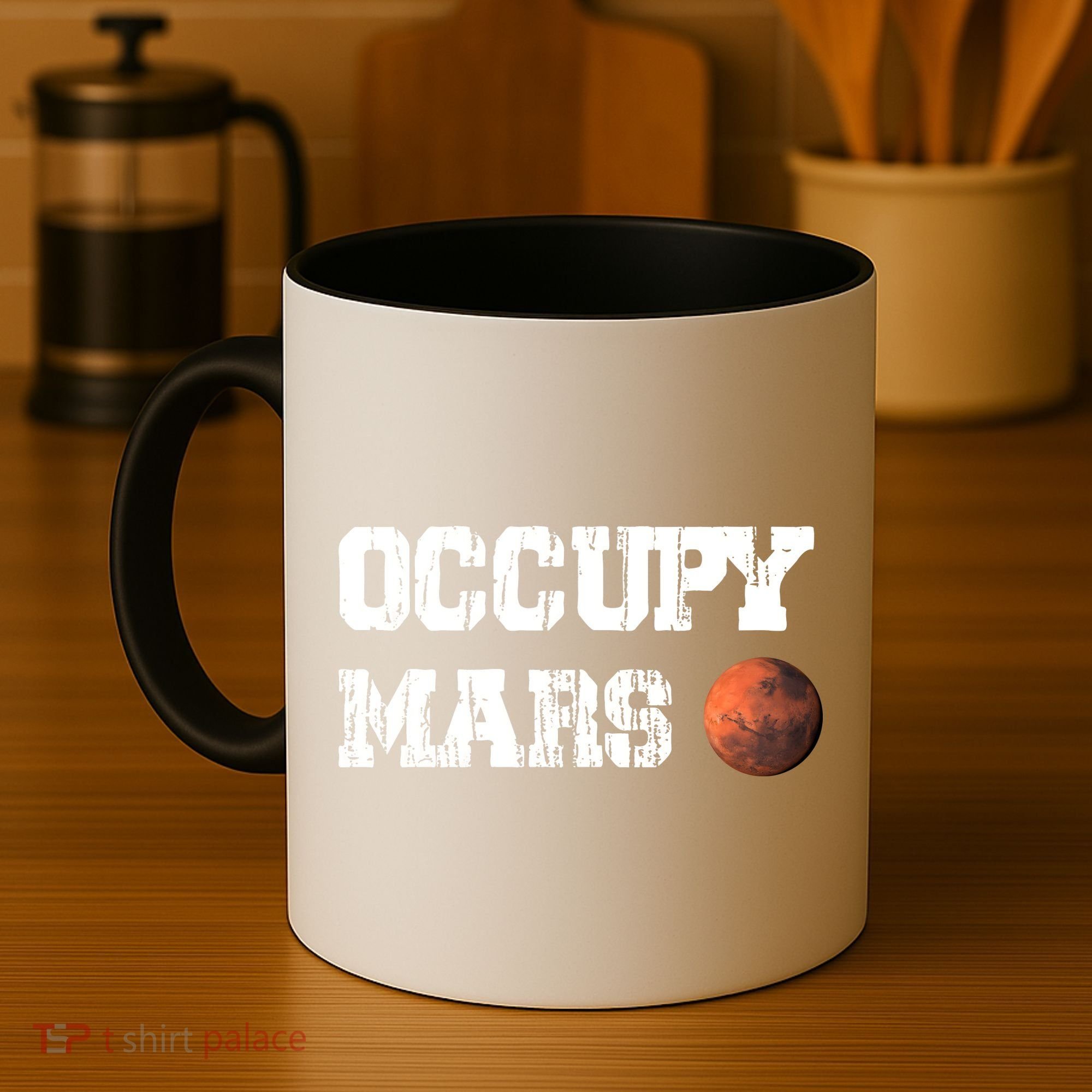Occupy Mars Elon Musk SpaceX Project Gift Ideas Occupy Mars Trending Coffee Mug