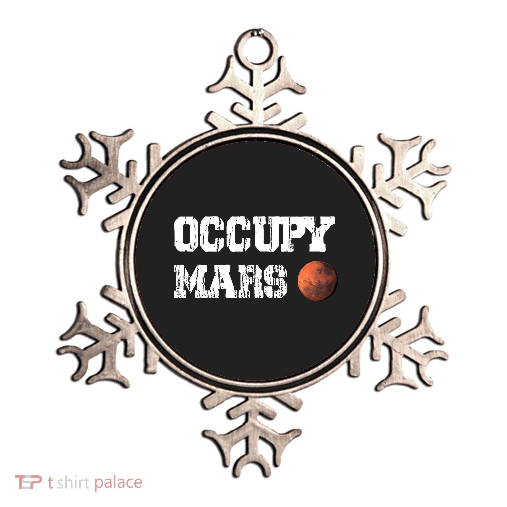 Occupy Mars Elon Musk SpaceX Project Gift Ideas Occupy Mars Trending Ornament