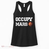 Occupy Mars Elon Musk SpaceX Project Gift Ideas Occupy Mars Trending Women's Tank Top thumb 0