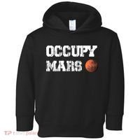 Occupy Mars Elon Musk SpaceX Project Gift Ideas Occupy Mars Trending Toddler Hoodie thumb 0
