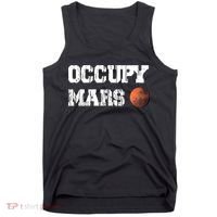 Occupy Mars Elon Musk SpaceX Project Gift Ideas Occupy Mars Trending Tank Top thumb 0