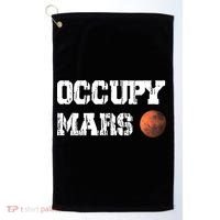 Occupy Mars Elon Musk SpaceX Project Gift Ideas Occupy Mars Trending Golf Towel thumb 0