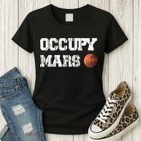 Occupy Mars Elon Musk SpaceX Project Gift Ideas Occupy Mars Trending Women's T-Shirt thumb 3