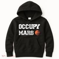 Occupy Mars Elon Musk SpaceX Project Gift Ideas Occupy Mars Trending Kids Hoodie thumb 0