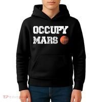 Occupy Mars Elon Musk SpaceX Project Gift Ideas Occupy Mars Trending Kids Hoodie thumb 4
