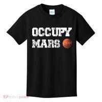 Occupy Mars Elon Musk SpaceX Project Gift Ideas Occupy Mars Trending Kids T-Shirt thumb 0