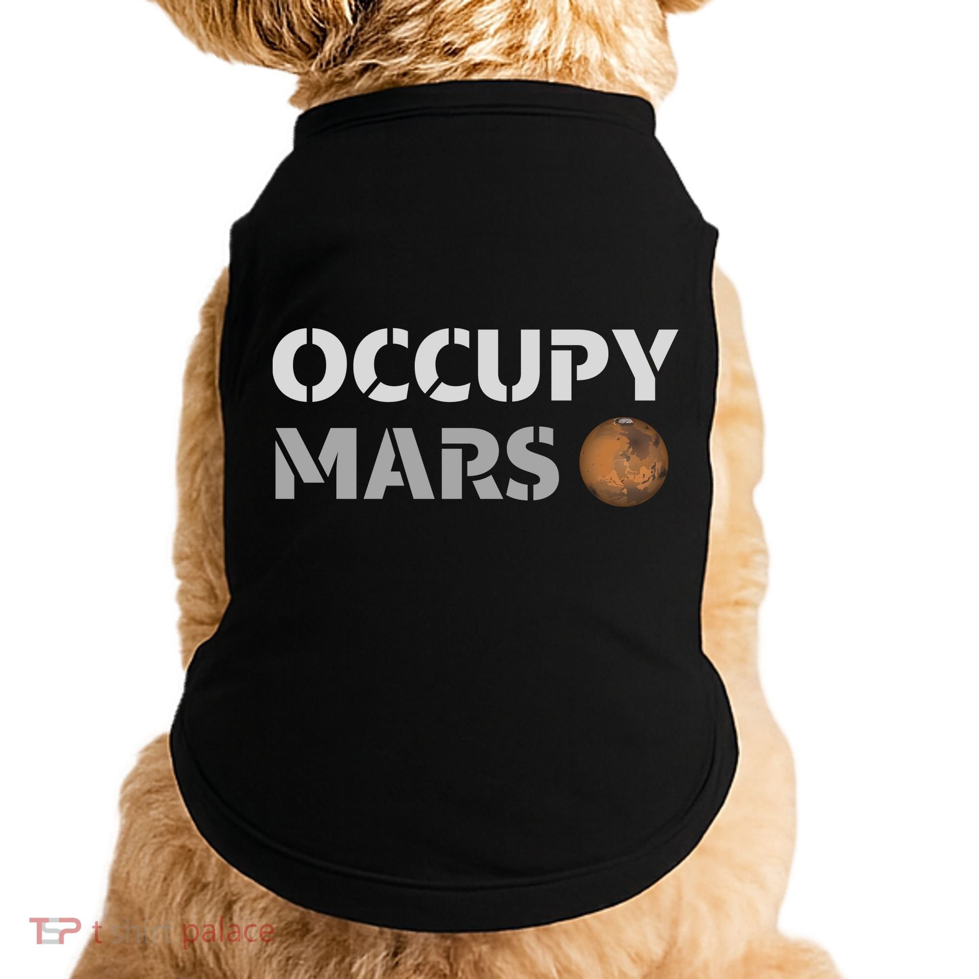 Occupy Mars Funny Occupy Mars Doggie Tank