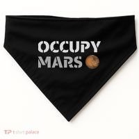 Occupy Mars Funny Occupy Mars USA-Made Doggie Bandana thumb 0