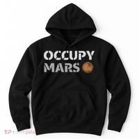 Occupy Mars Funny Occupy Mars Hoodie thumb 0
