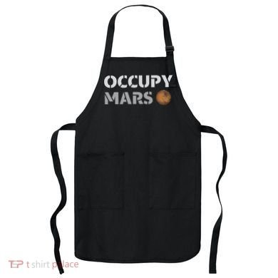 Occupy Mars Funny Occupy Mars Apron