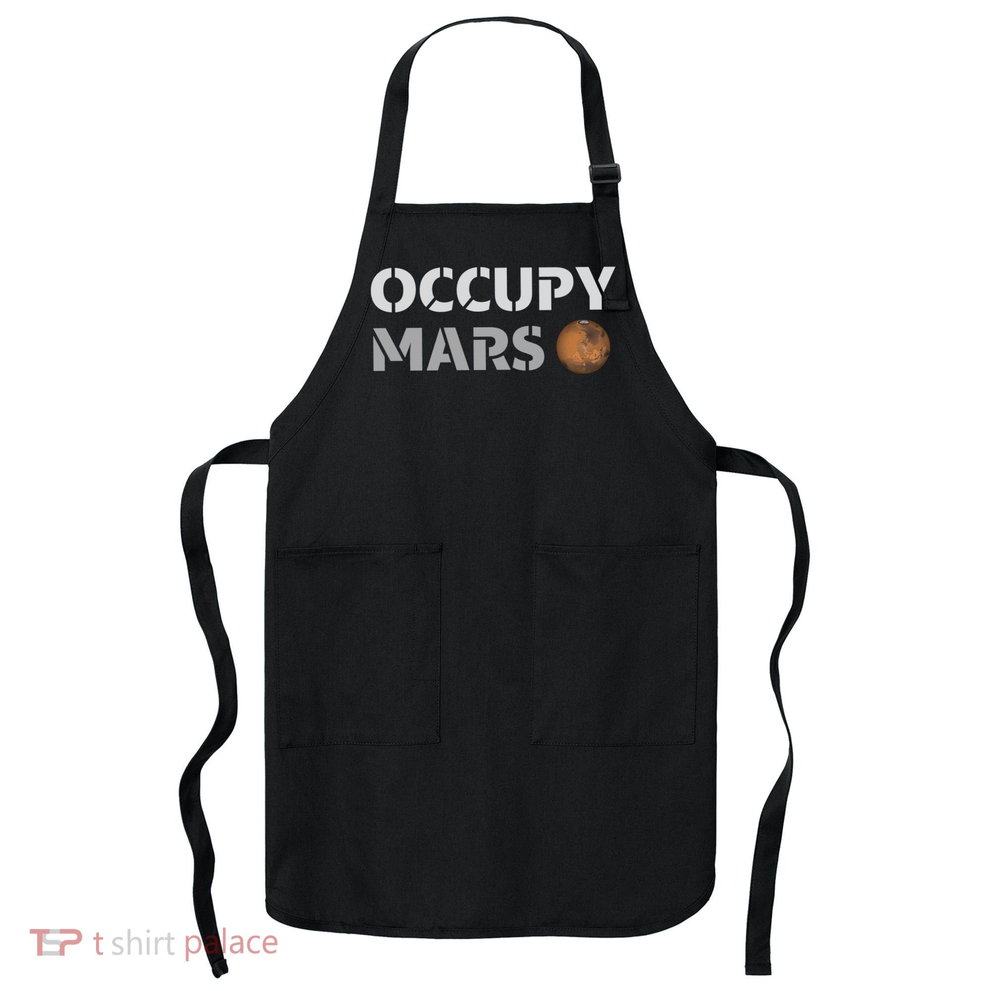 Occupy Mars Funny Occupy Mars Apron