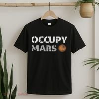 Occupy Mars Funny Occupy Mars T-Shirt thumb 2