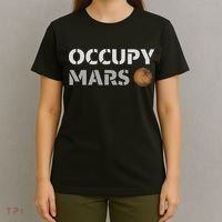 Occupy Mars Funny Occupy Mars T-Shirt thumb 4