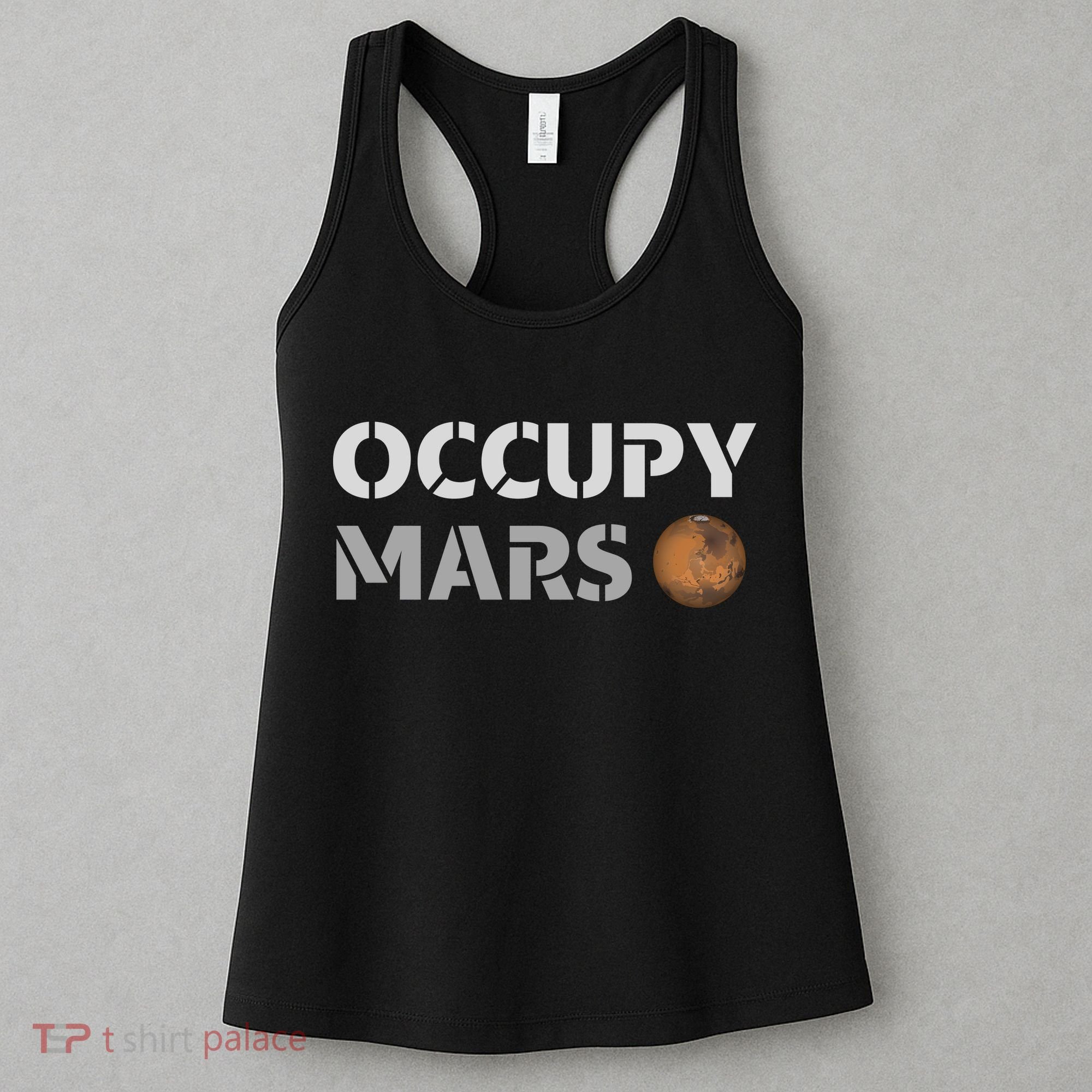 Occupy Mars Funny Occupy Mars Women's Tank Top