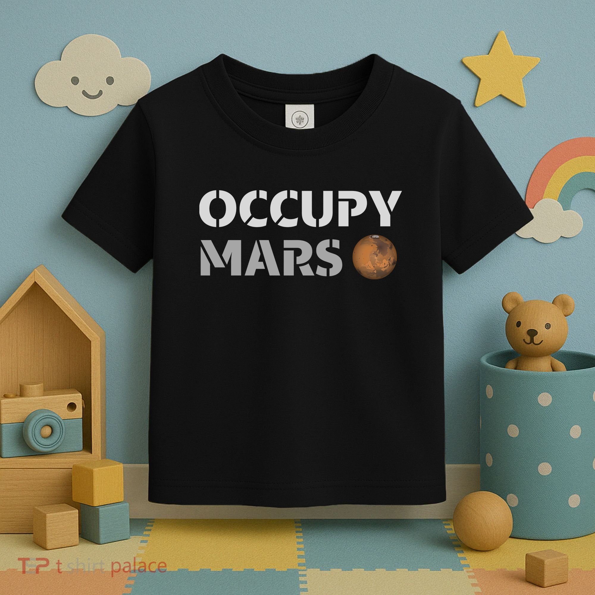 Occupy Mars Funny Occupy Mars Toddler T-Shirt