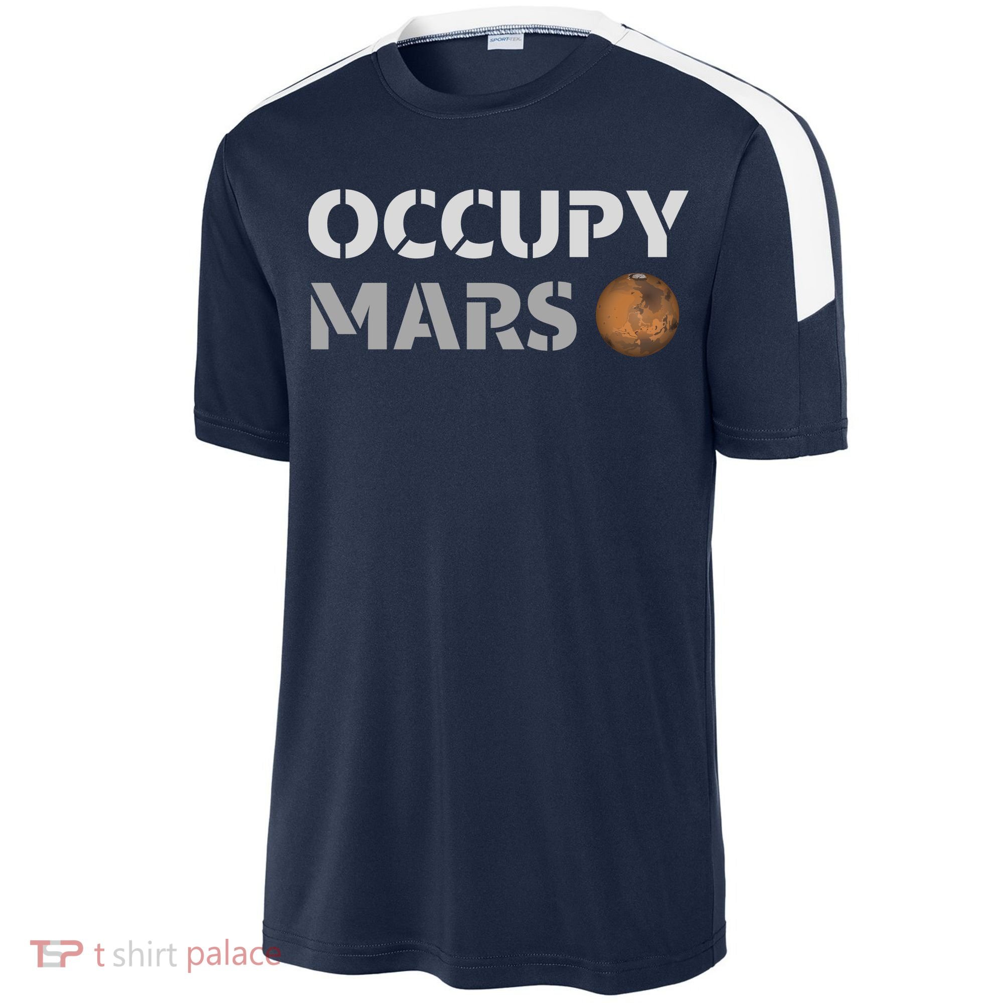 Occupy Mars Funny Occupy Mars Sport-Tek Competitor United Soccer Jersey
