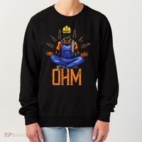 Ohm Meditating Funny Electrician Women's Sweatshirt thumb 0