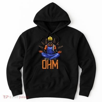 Ohm Meditating Funny Electrician Hoodie