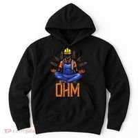 Ohm Meditating Funny Electrician Hoodie thumb 0