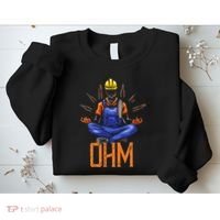 Ohm Meditating Funny Electrician Sweatshirt thumb 2