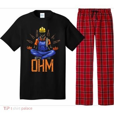 Ohm Meditating Funny Electrician Pajama Set