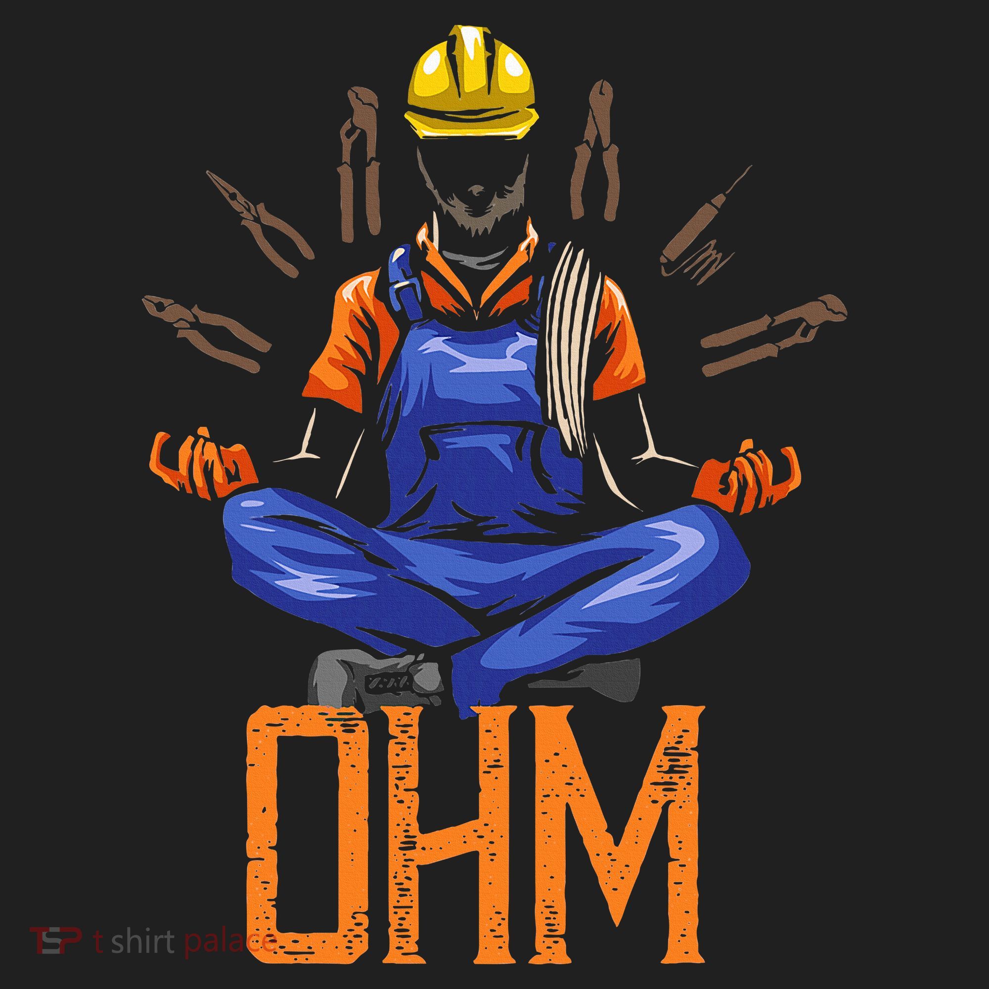Ohm Meditating Funny Electrician Tumbler