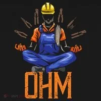 Ohm Meditating Funny Electrician Toddler Hoodie thumb 2
