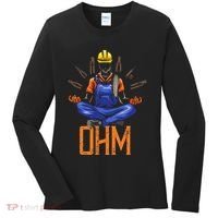 Ohm Meditating Funny Electrician Women's Long Sleeve Shirt thumb 0