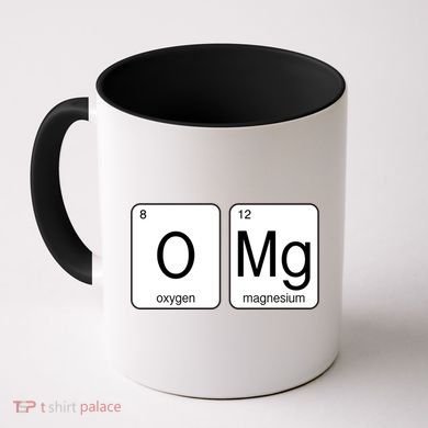 OMG Periodic Table Chemistry Joke Coffee Mug