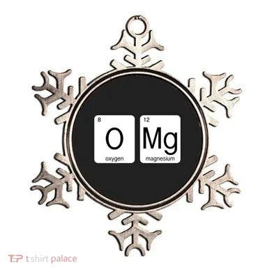 OMG Periodic Table Chemistry Joke Ornament