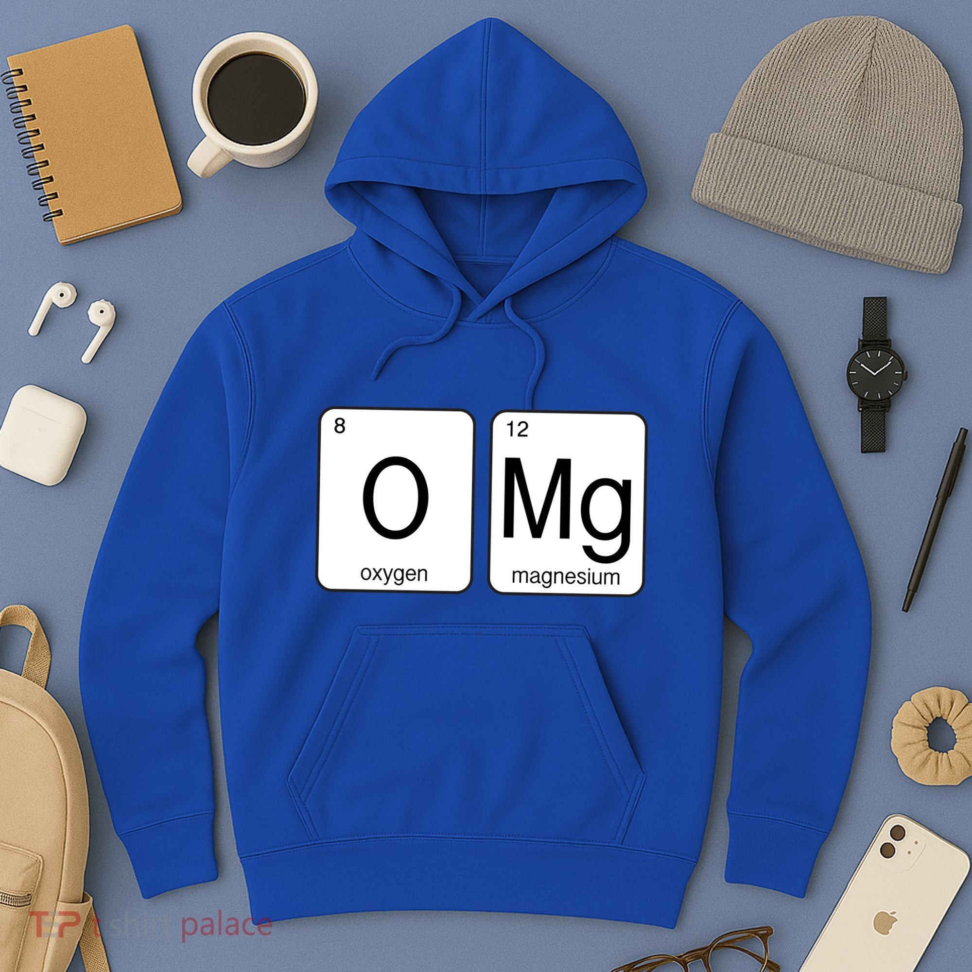 OMG Periodic Table Chemistry Joke Hoodie