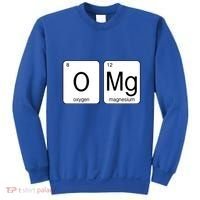 OMG Periodic Table Chemistry Joke Sweatshirt thumb 0