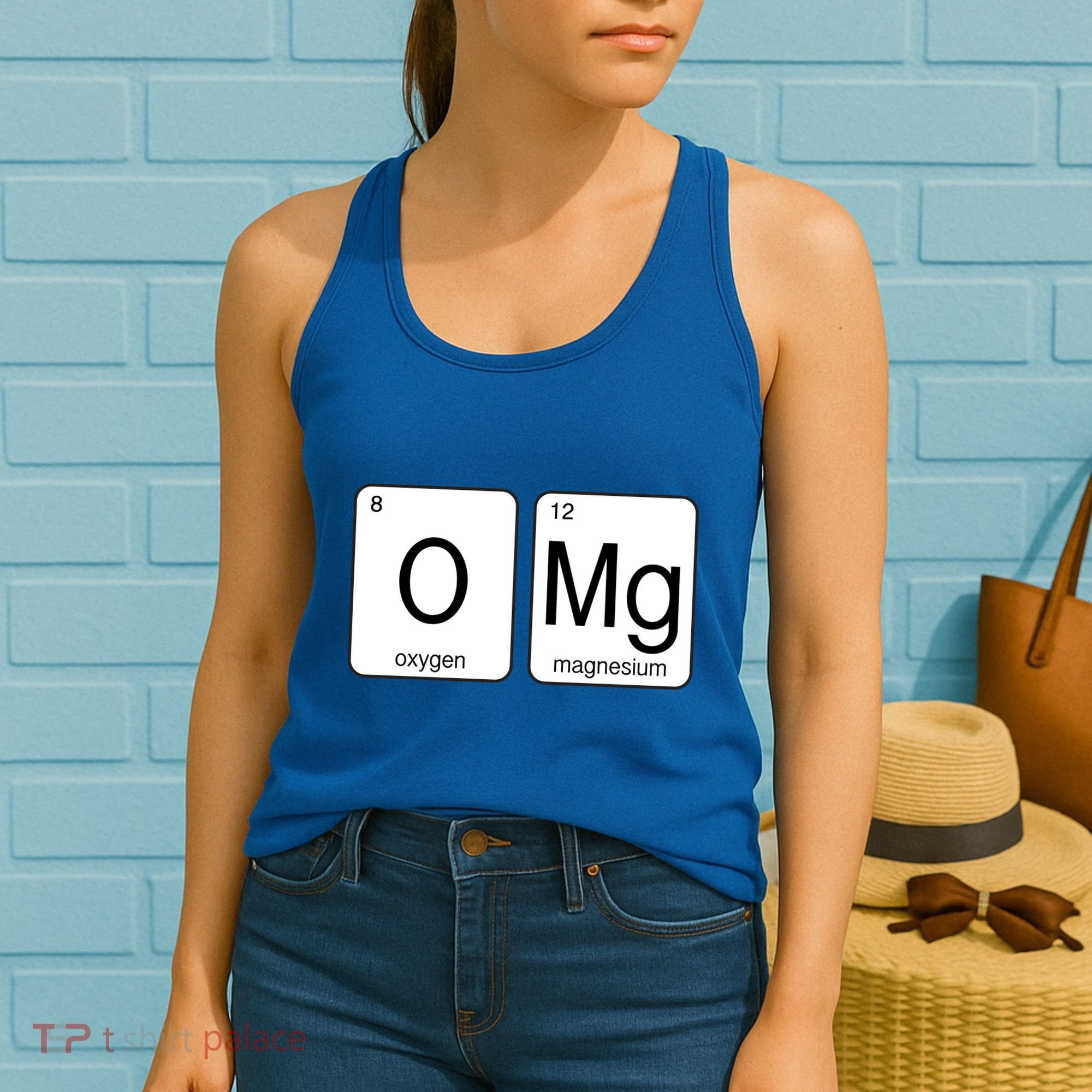 OMG Periodic Table Chemistry Joke Women's Tank Top