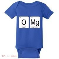 OMG Periodic Table Chemistry Joke Baby Bodysuit thumb 0