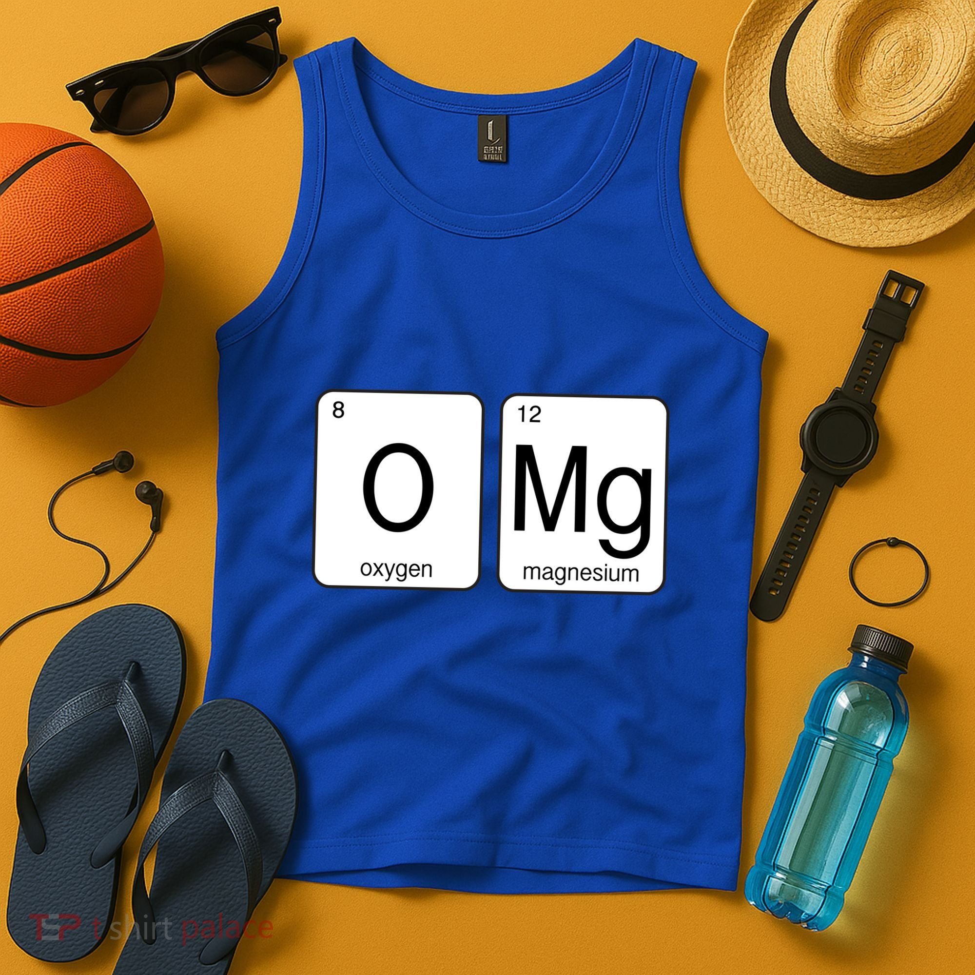 OMG Periodic Table Chemistry Joke Tank Top
