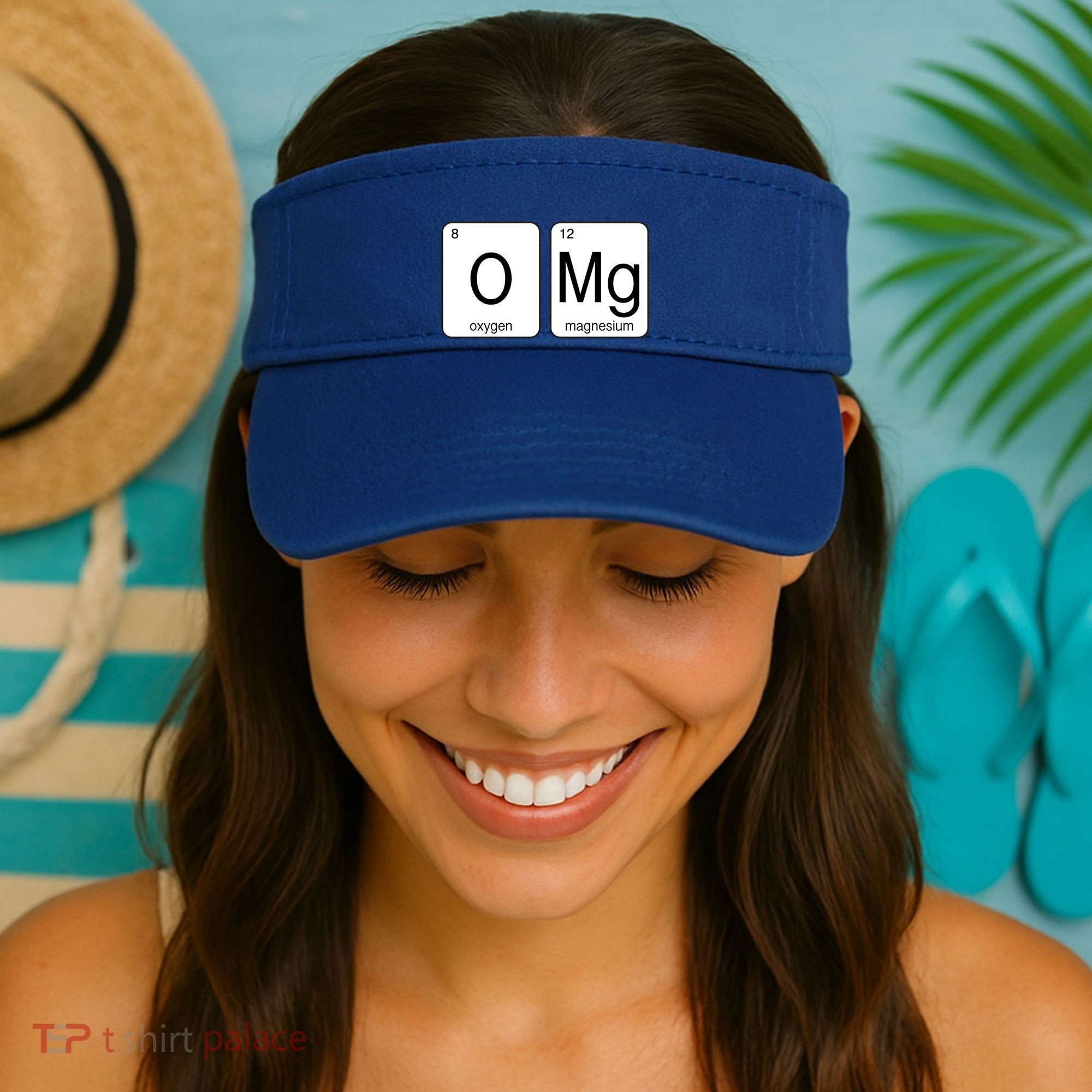 OMG Periodic Table Chemistry Joke Visor