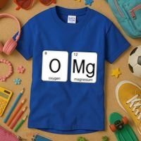 OMG Periodic Table Chemistry Joke Kids T-Shirt thumb 3