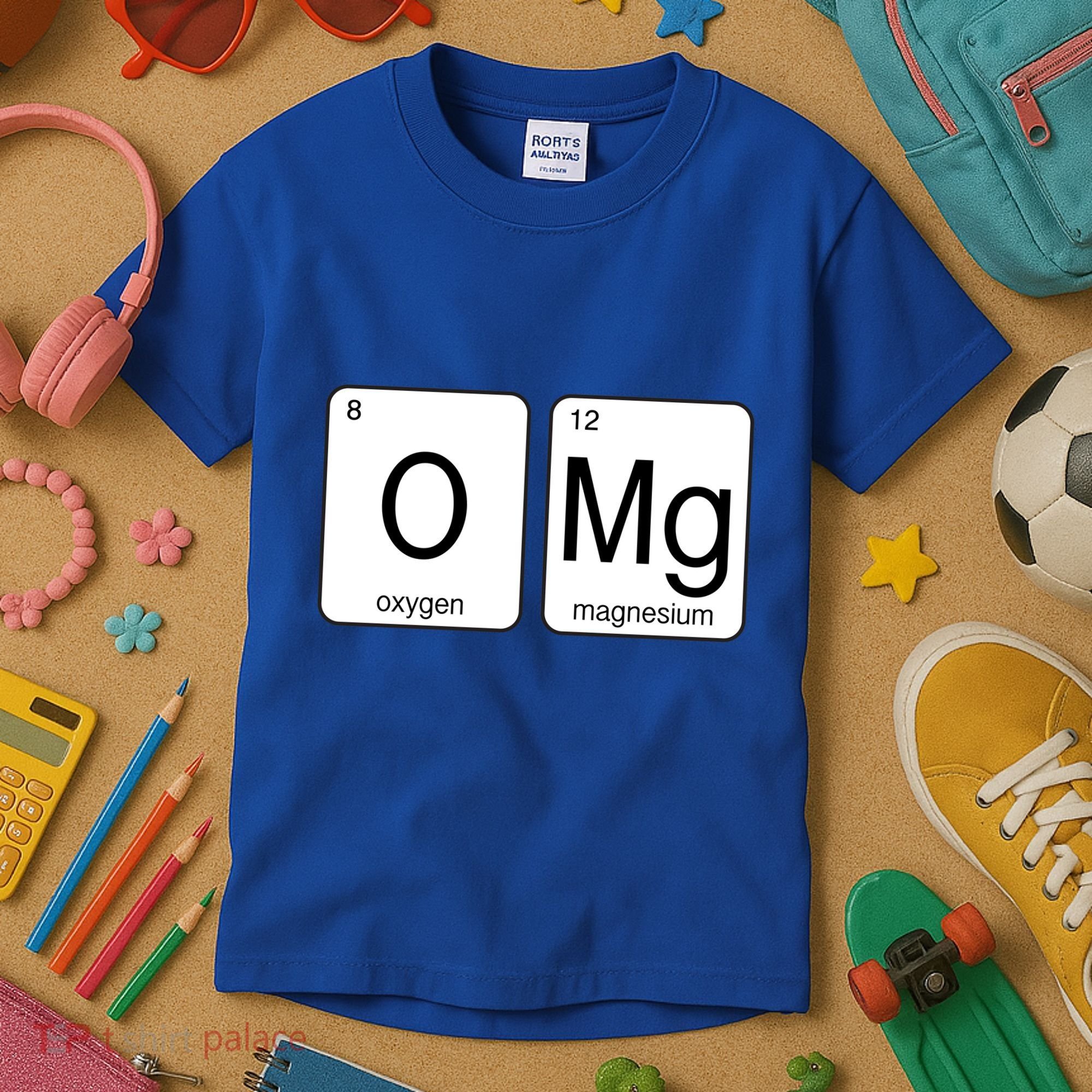 OMG Periodic Table Chemistry Joke Kids T-Shirt