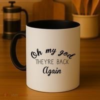 OMG They're Back Again Classic Music Band Coffee Mug thumb 4