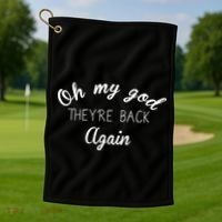 OMG They're Back Again Classic Music Band Golf Towel thumb 1