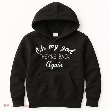 OMG They're Back Again Classic Music Band Kids Hoodie