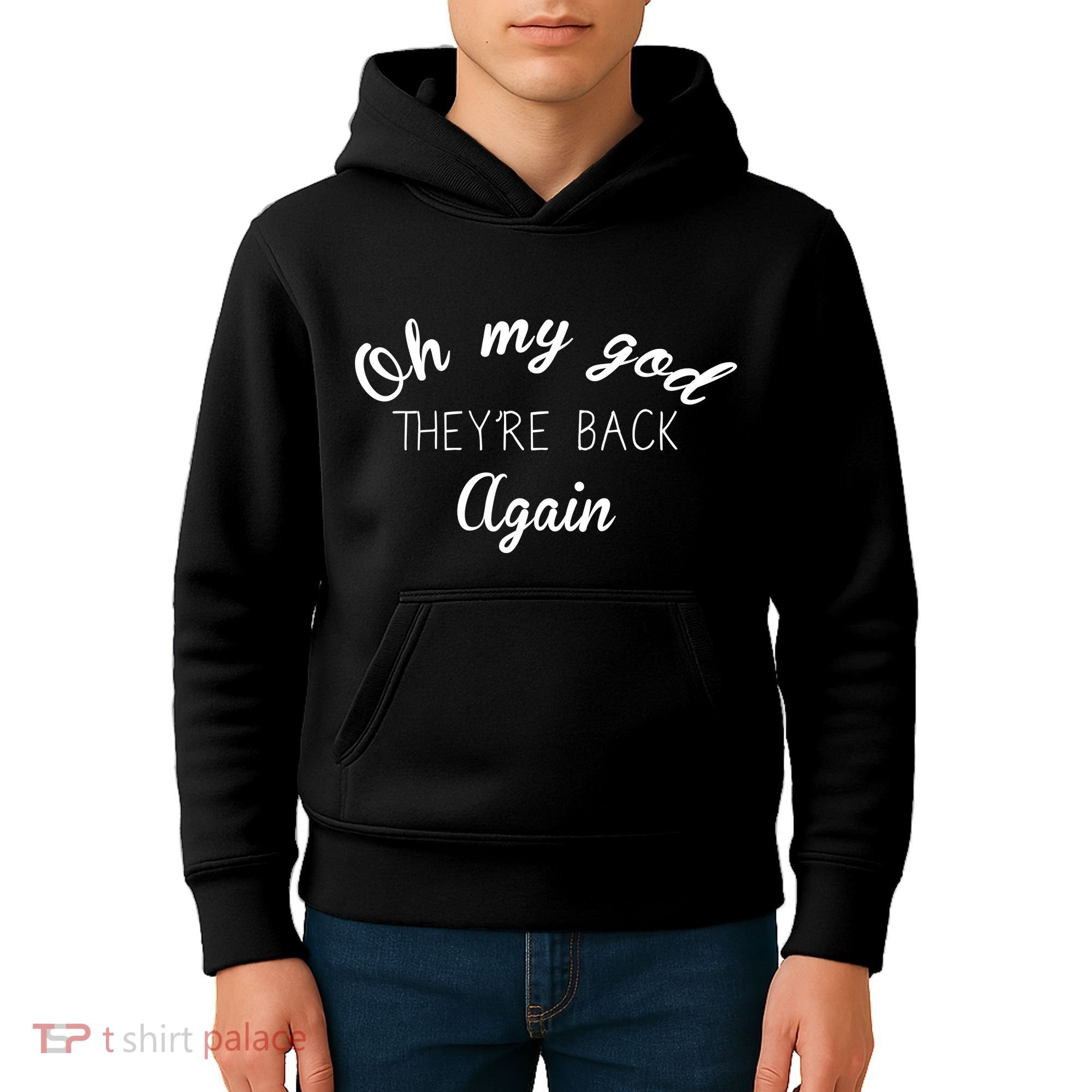 OMG They're Back Again Classic Music Band Kids Hoodie