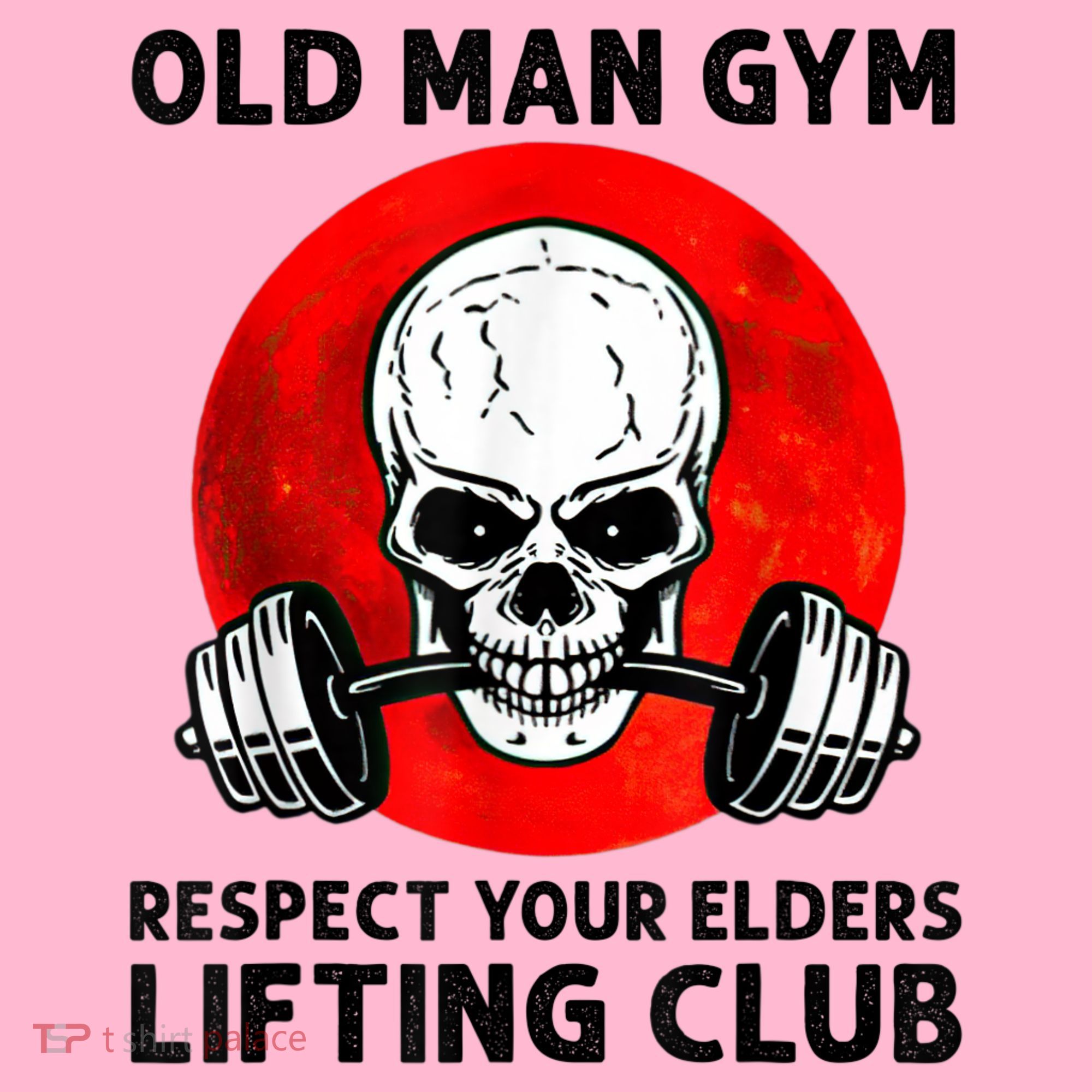 Old Man Gym Respect Your Elders Lifting Clubs Weightlifting Coaster