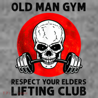 Old Man Gym Respect Your Elders Lifting Clubs Weightlifting Toddler Hoodie thumb 2