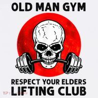 Old Man Gym Respect Your Elders Lifting Clubs Weightlifting Beanie thumb 2